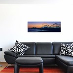 Ferris wheel on the pier, Santa Monica Pier, Santa Monica, Los Angeles County, California, USA // Panoramic Images (60"W x 20"H x 0.75"D)