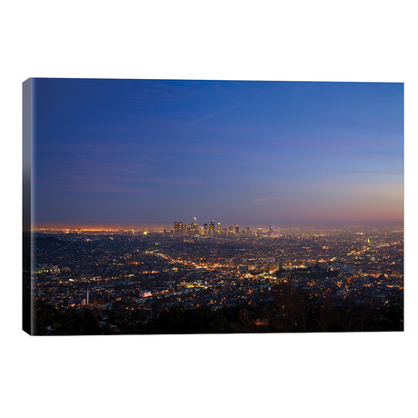 Illuminated Cityscape, Los Angeles County, California, USA // Peter Bennett