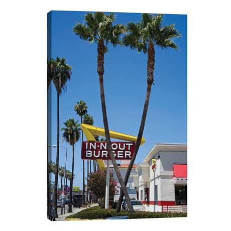 In-N-Out Burger Sign, Sunset Boulevard, Los Angeles County, California, USA // Peter Bennett