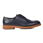 Versace Collection // Lace-Up Cap Toe Shoe // Navy (Euro: 39)