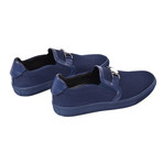Versace Collection // Slip-On Sneakers // Blue (Euro: 39)
