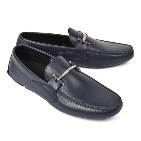 Versace Collection // Loafers // Dark Blue (Euro: 39)