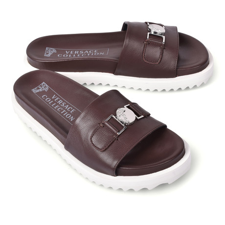 Versace Collection // Slides // Brown (Euro: 39)