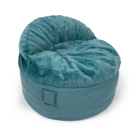 Convertible Bean Bag Chair // Nest // Blue (Full)