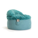 Convertible Bean Bag Chair // Nest // Blue (Full)