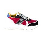 Women's Sport Sneaker // Red + Multicolor (Euro: 34)