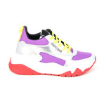 Women's Running Sneaker // White + Purple (Euro: 37)