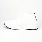 Women's Knit Sock Sport Sneaker // Optic White (Euro: 38)