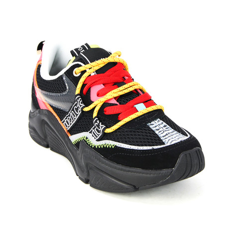 Women's Sport Sneaker // Black + Multicolor (Euro: 34)