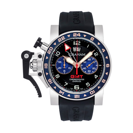 Graham Chronofighter Oversize GMT Automatic // 2OVGS.B26B // Store Display