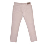 5-Pocket Denim Corduroy Pants // Beige (40WX32L)