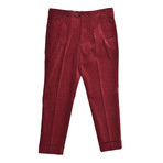 Casual Corduroy Pants // Burgundy (28WX32L)