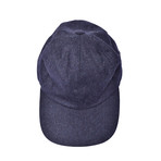 Cashmere Flat Cap // Denim (Medium)