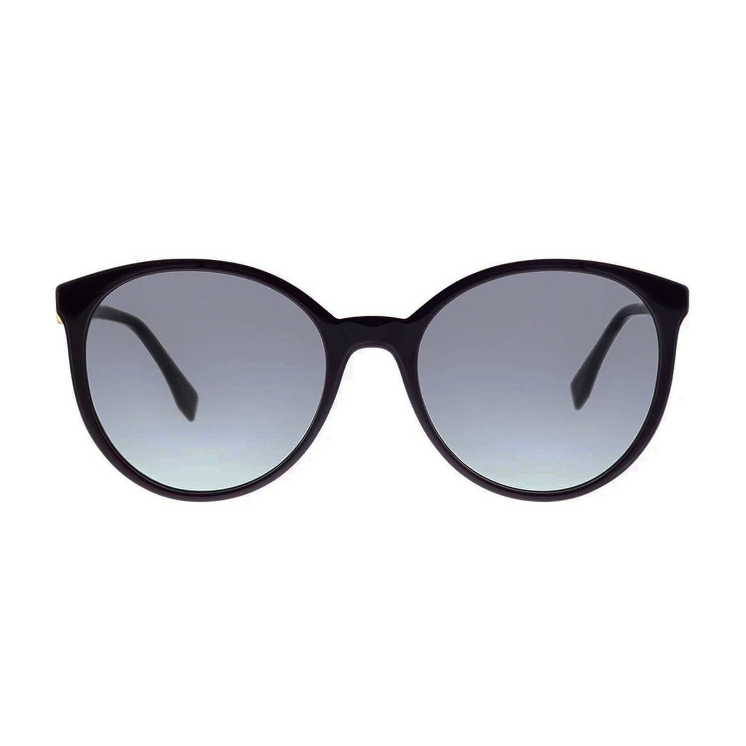 Women's Round Sunglasses V2 // Black + Gray Gradient - Fendi - Touch of ...