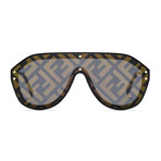 Men's Monogram Sunglasses // Gold + Brown + Black