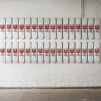 Andy Warhol 32 Campbell's Soup Can Skateboard Art Set + Storage Soup Can