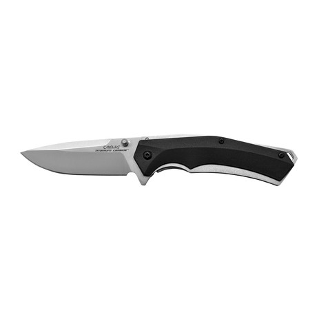 Camillus CARBIDE EDGE™ // 7.75 Folding Knife // Carbide and 420 Blend // GFN Handle