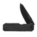 Camillus Choff™ // 6.25" Folding Knife // Black GFN Handle // Titanium Bonded 420