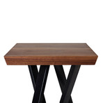 V-Leg End Table (Maple Wood)