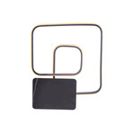 LED Square Sconce // Double
