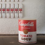 Andy Warhol 32 Campbell's Soup Can Skateboard Art Set + Storage Soup Can