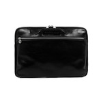 Brave New World // Leather Briefcase (Black)