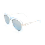 Unisex CKNYC1879S Sunglasses // Crystal Light Blue
