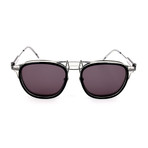 Men's CKNYC1883S Sunglasses // Black + Crystal Smoke