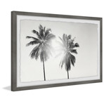 Light From the Palm // Framed Painting Print (12"W x 8"H x 1.5"D)