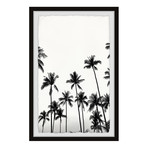 Bunch of Palms // Framed Painting Print (8"W x 12"H x 1.5"D)