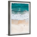 Waves and Shorelines // Framed Painting Print (8"W x 12"H x 1.5"D)