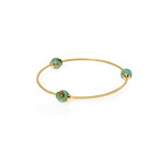 Ippolita 18k Yellow Gold + Turquoise Nova Bracelet