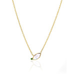 Ippolita 18k Yellow Gold Rose De France Prisma Marquise Necklace