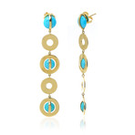 Ippolita 18k Yellow Gold Turquoise Earrings