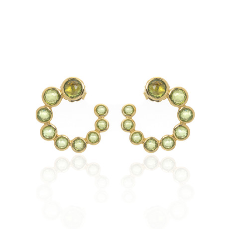 Ippolita 18k Yellow Gold Peridot Lollipop Earrings