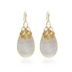 Ippolita 18k Yellow Gold Mother of Pearl Earrings