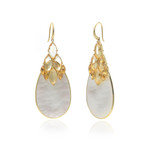 Ippolita 18k Yellow Gold Mother of Pearl Earrings