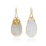 Ippolita 18k Yellow Gold Mother of Pearl Earrings