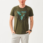 Palm Triangle T-Shirt // Khaki (L)