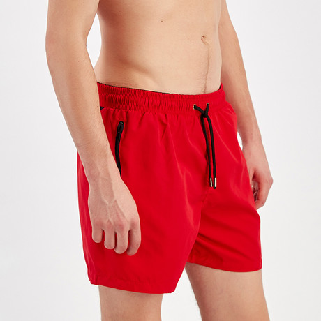 Classic Swim Short // Red (S)