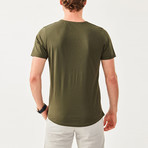 Palm Triangle T-Shirt // Khaki (L)