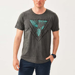 Palm Triangle T-Shirt // Anthracite (S)