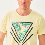 Palm Triangle T-Shirt // Yellow (XL)