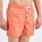 Citrus Swim Short // Pomegranate (L)