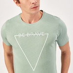 Be Brave T-Shirt // Mint (XL)