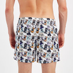 Camera Swim Short // Multicolor (L)