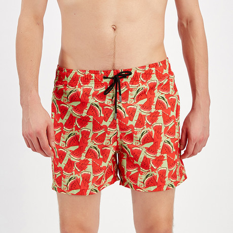 Watermelon Swim Short // Multicolor (S)