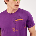 Pocket T-Shirt // Purple (L)