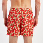 Watermelon Swim Short // Multicolor (XL)