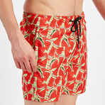 Watermelon Swim Short // Multicolor (XL)